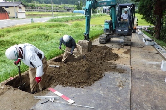 丸山建設のお仕事風景